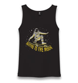 Astronaut Space Skating Unisex Black Tank Top - Premium  from W.E.N.S. WIND - Just 6490! Shop now at W.E.N.S. WIND