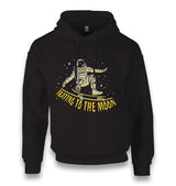 Astronaut Space Skating Unisex Black Hoodie - Premium  from W.E.N.S. WIND - Just 11990! Shop now at W.E.N.S. WIND