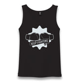 Keep Fighting Boxing Unisex Black Tank Top - Premium  from W.E.N.S. WIND - Just 6490! Shop now at W.E.N.S. WIND