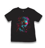 Cyberpunk Girl Kid's Black T-shirt - Premium  from W.E.N.S. WIND - Just 5990! Shop now at W.E.N.S. WIND