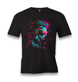 Cyberpunk Girl Men's Black Tshirt - Premium  from W.E.N.S. WIND - Just 6490! Shop now at W.E.N.S. WIND