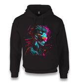 Cyberpunk Girl Unisex Black Hoodie - Premium  from W.E.N.S. WIND - Just 11990! Shop now at W.E.N.S. WIND