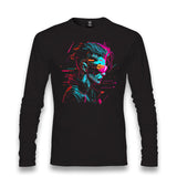 Cyberpunk Girl Unisex Black Longsleeve - Premium  from W.E.N.S. WIND - Just 7990! Shop now at W.E.N.S. WIND