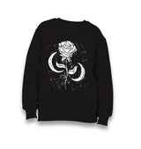 Moons Around a Rose Kid's Black Sweatshirt - Premium  from W.E.N.S. WIND - Just 7990! Shop now at W.E.N.S. WIND