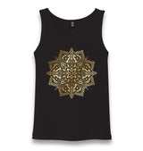 Golden Mandala Unisex Black Tank Top - Premium  from W.E.N.S. WIND - Just 6490! Shop now at W.E.N.S. WIND