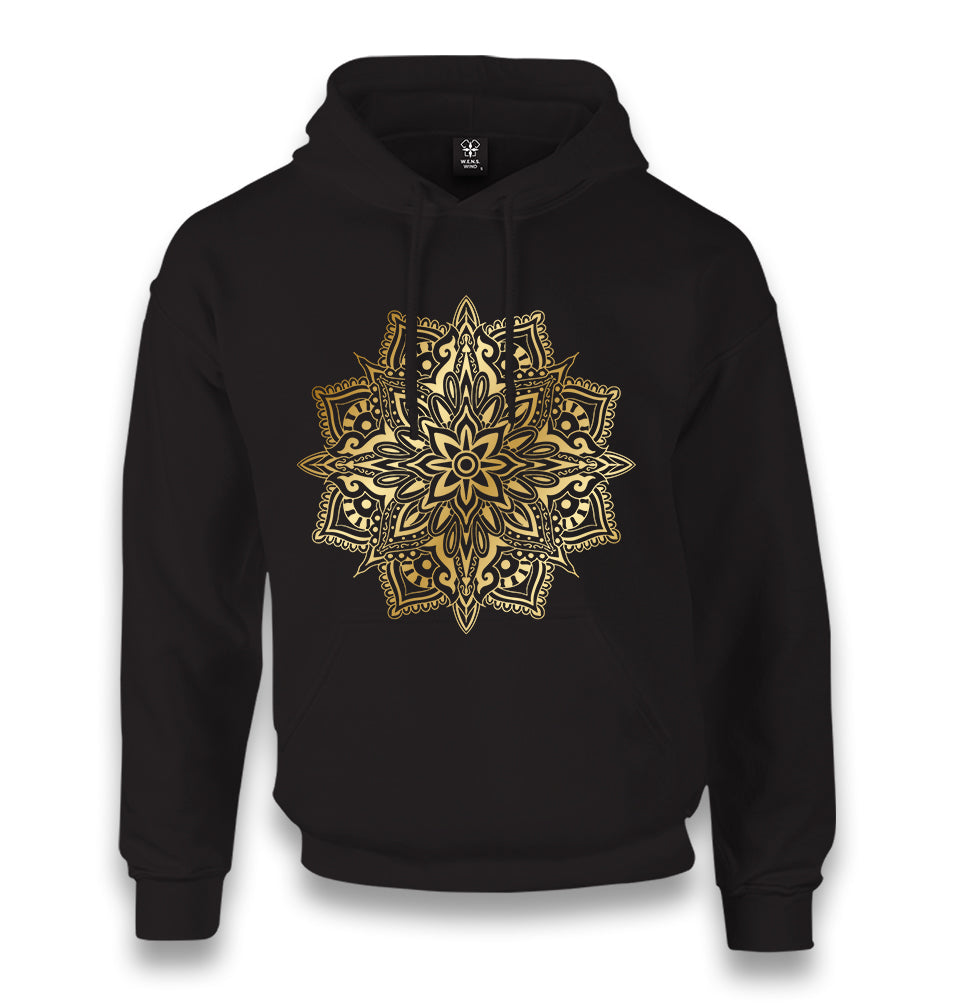 Golden Mandala Unisex Black Hoodie - Premium  from W.E.N.S. WIND - Just 11990! Shop now at W.E.N.S. WIND