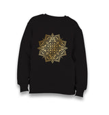 Golden Mandala Kid's Black Sweatshirt - Premium  from W.E.N.S. WIND - Just 7990! Shop now at W.E.N.S. WIND