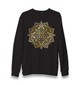 Golden Mandala Unisex Black Sweatshirt - Premium  from W.E.N.S. WIND - Just 10990! Shop now at W.E.N.S. WIND