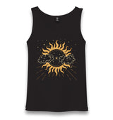 Sun Covered by Clouds Unisex Black Tank Top - Premium  from W.E.N.S. WIND - Just 6490! Shop now at W.E.N.S. WIND