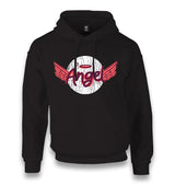 Angel with a Halo and Wings Unisex Black Hoodie - Premium  from W.E.N.S. WIND - Just 11990! Shop now at W.E.N.S. WIND