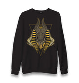 Egyptian God Anubis Unisex Black Sweatshirt - Premium  from W.E.N.S. WIND - Just 10990! Shop now at W.E.N.S. WIND