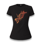 DNA Chain Exploding Women's Black T-shirt - Premium  from W.E.N.S. WIND - Just 6490! Shop now at W.E.N.S. WIND