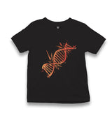 DNA Chain Exploding Kid's Black T-shirt - Premium  from W.E.N.S. WIND - Just 5990! Shop now at W.E.N.S. WIND