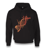 DNA Chain Exploding Unisex Black Hoodie - Premium  from W.E.N.S. WIND - Just 11990! Shop now at W.E.N.S. WIND