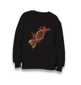 DNA Chain Exploding Kid's Black Sweatshirt - Premium  from W.E.N.S. WIND - Just 7990! Shop now at W.E.N.S. WIND