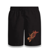 DNA Chain Exploding Black Shorts - Premium  from W.E.N.S. WIND - Just 7990! Shop now at W.E.N.S. WIND