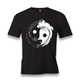 Koi Fishes Making Yin Yang Symbol Men's Black Tshirt - Premium  from W.E.N.S. WIND - Just 6490! Shop now at W.E.N.S. WIND