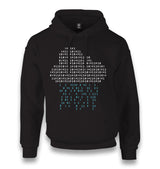 Cloud with Binary Code Numbers Unisex Black Hoodie - Premium  from W.E.N.S. WIND - Just 11990! Shop now at W.E.N.S. WIND