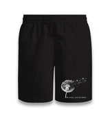 Be Real Not Perfect Dandellion Black Shorts - Premium  from W.E.N.S. WIND - Just 7990! Shop now at W.E.N.S. WIND