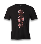 Japanese Quote with Decorative Flowers Men's Black Tshirt - Premium  from W.E.N.S. WIND - Just 6490! Shop now at W.E.N.S. WIND