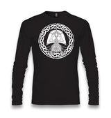 A Viking Longship in a Celtic Knot Unisex Black Longsleeve - Premium  from W.E.N.S. WIND - Just 7990! Shop now at W.E.N.S. WIND