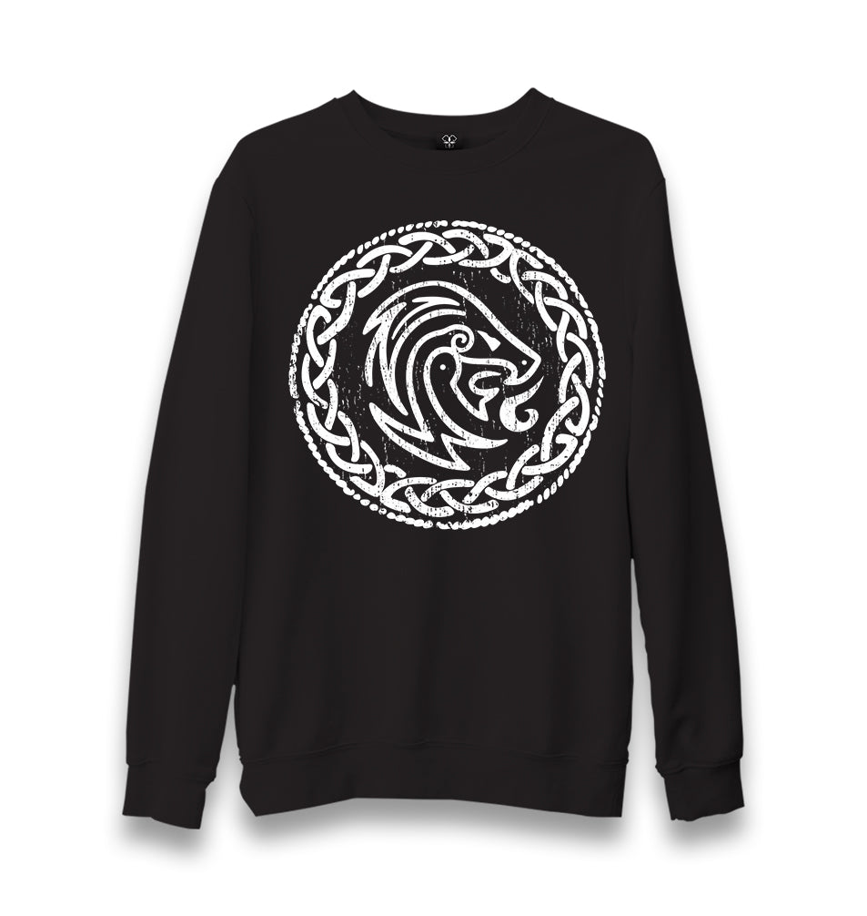 A Viking Symbol Knot Unisex Black Sweatshirt - Premium  from W.E.N.S. WIND - Just 10990! Shop now at W.E.N.S. WIND