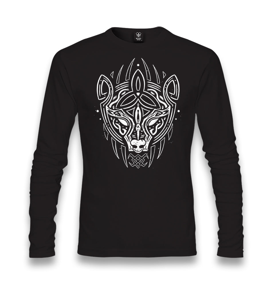 Tribal Viking Bear Unisex Black Longsleeve - Premium  from W.E.N.S. WIND - Just 7990! Shop now at W.E.N.S. WIND