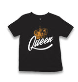 Queen Logo with a Crown Kid's Black T-shirt - Premium  from W.E.N.S. WIND - Just 5990! Shop now at W.E.N.S. WIND