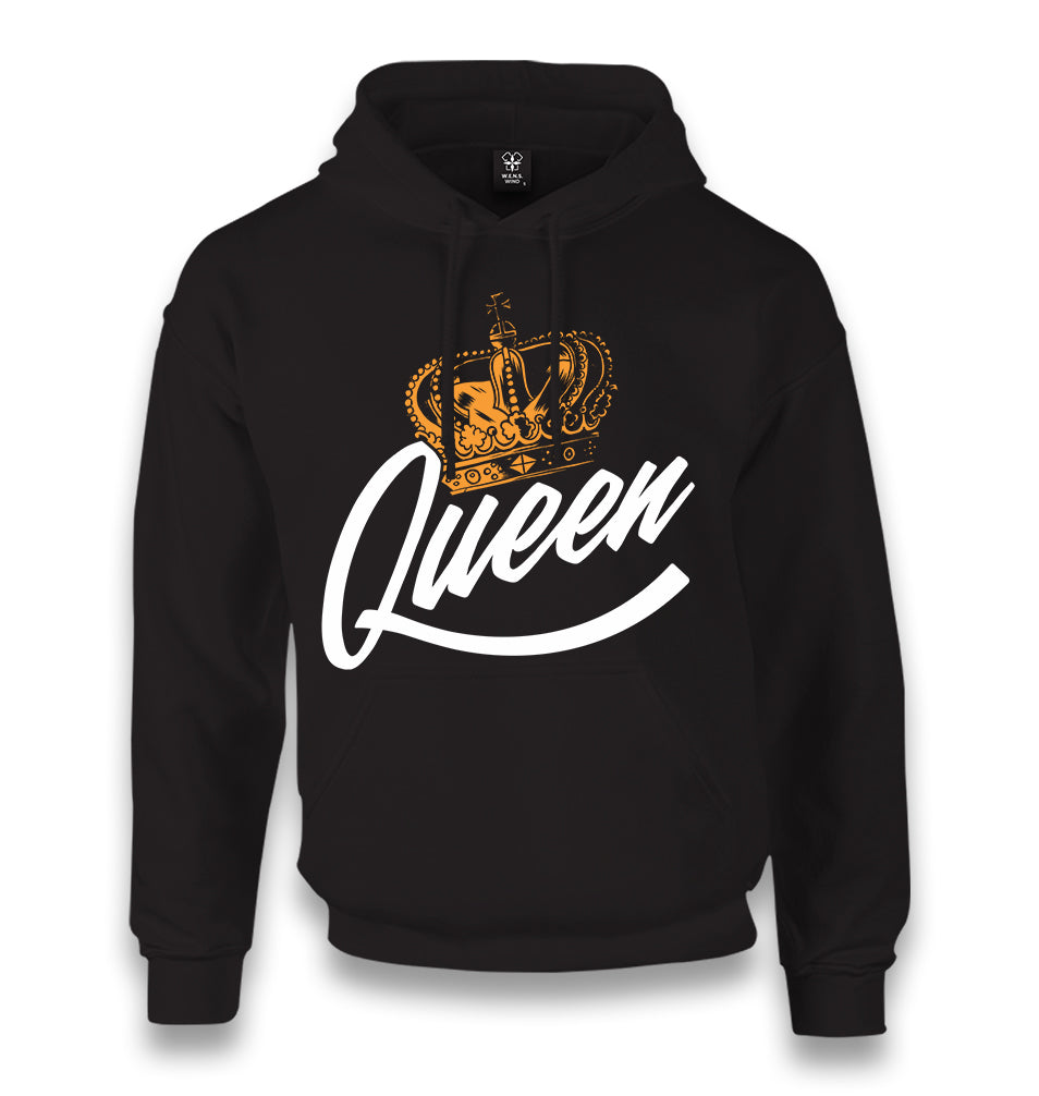 Queen Logo with a Crown Unisex Black Hoodie - Premium  from W.E.N.S. WIND - Just 11990! Shop now at W.E.N.S. WIND