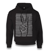 Peace Hand Sign in 3D Unisex Black Hoodie - Premium  from W.E.N.S. WIND - Just 11990! Shop now at W.E.N.S. WIND