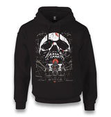 Skull over a Horror House Unisex Black Hoodie - Premium  from W.E.N.S. WIND - Just 11990! Shop now at W.E.N.S. WIND