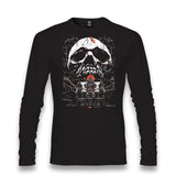 Skull over a Horror House Unisex Black Longsleeve - Premium  from W.E.N.S. WIND - Just 7990! Shop now at W.E.N.S. WIND