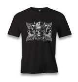 Pirate Skulls Men's Black Tshirt - Premium  from W.E.N.S. WIND - Just 6490! Shop now at W.E.N.S. WIND