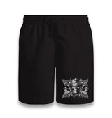 Pirate Skulls Black Shorts - Premium  from W.E.N.S. WIND - Just 7990! Shop now at W.E.N.S. WIND