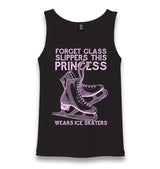 This Princess Wears Ice Skaters Unisex Black Tank Top - Premium  from W.E.N.S. WIND - Just 6490! Shop now at W.E.N.S. WIND