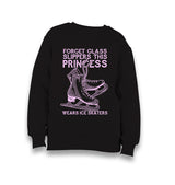 This Princess Wears Ice Skaters Kid's Black Sweatshirt - Premium  from W.E.N.S. WIND - Just 7990! Shop now at W.E.N.S. WIND