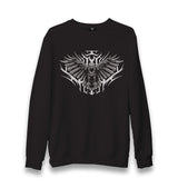 Raven Bird Flying with Open Wings Unisex Black Sweatshirt - Premium  from W.E.N.S. WIND - Just 10990! Shop now at W.E.N.S. WIND