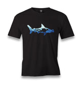 Diver Underwater in a Shark Silhouette Men's Black Tshirt - Premium  from W.E.N.S. WIND - Just 6490! Shop now at W.E.N.S. WIND