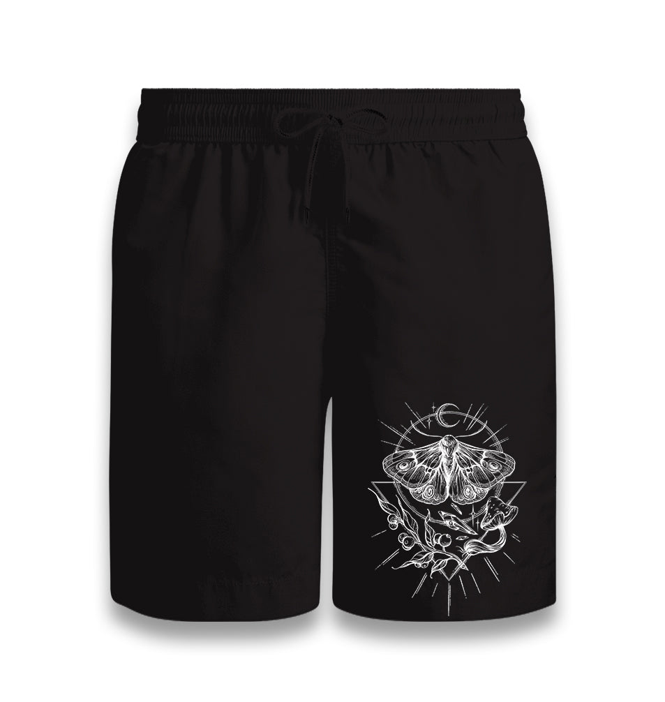 Animals and Plants Around the Universe Black Shorts - Premium  from W.E.N.S. WIND - Just 7990! Shop now at W.E.N.S. WIND