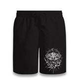 Animals and Plants Around the Universe Black Shorts - Premium  from W.E.N.S. WIND - Just 7990! Shop now at W.E.N.S. WIND