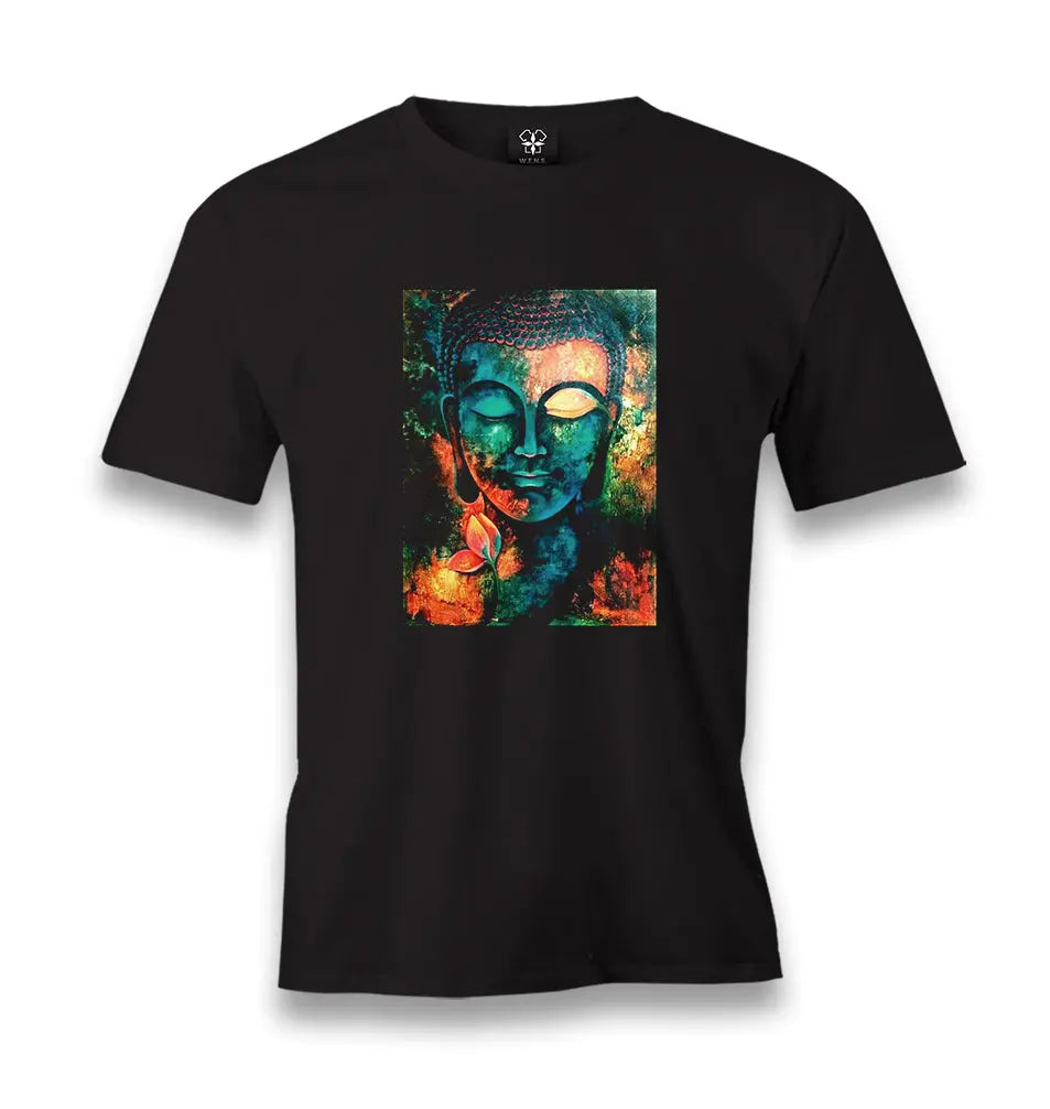 Buddha Men's Black Tshirt - Premium  from W.E.N.S. WIND - Just 6490! Shop now at W.E.N.S. WIND