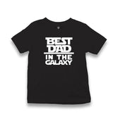 Best Dad In The Galaxy Kid's Black T-shirt - Premium  from W.E.N.S. WIND - Just 5990! Shop now at W.E.N.S. WIND