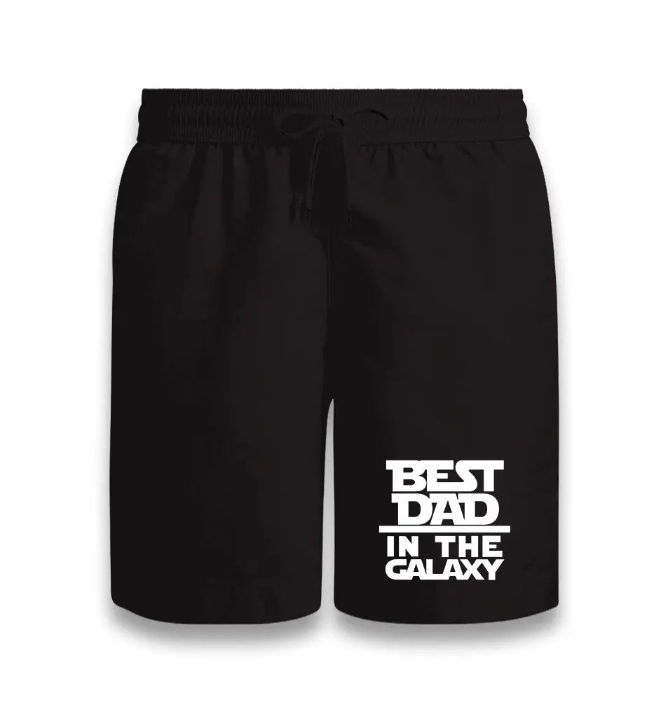 Best Dad In The Galaxy Black Shorts - Premium  from W.E.N.S. WIND - Just 7990! Shop now at W.E.N.S. WIND