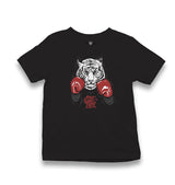 Stay - Tiger Kid's Black T-shirt - Premium  from W.E.N.S. WIND - Just 5990! Shop now at W.E.N.S. WIND