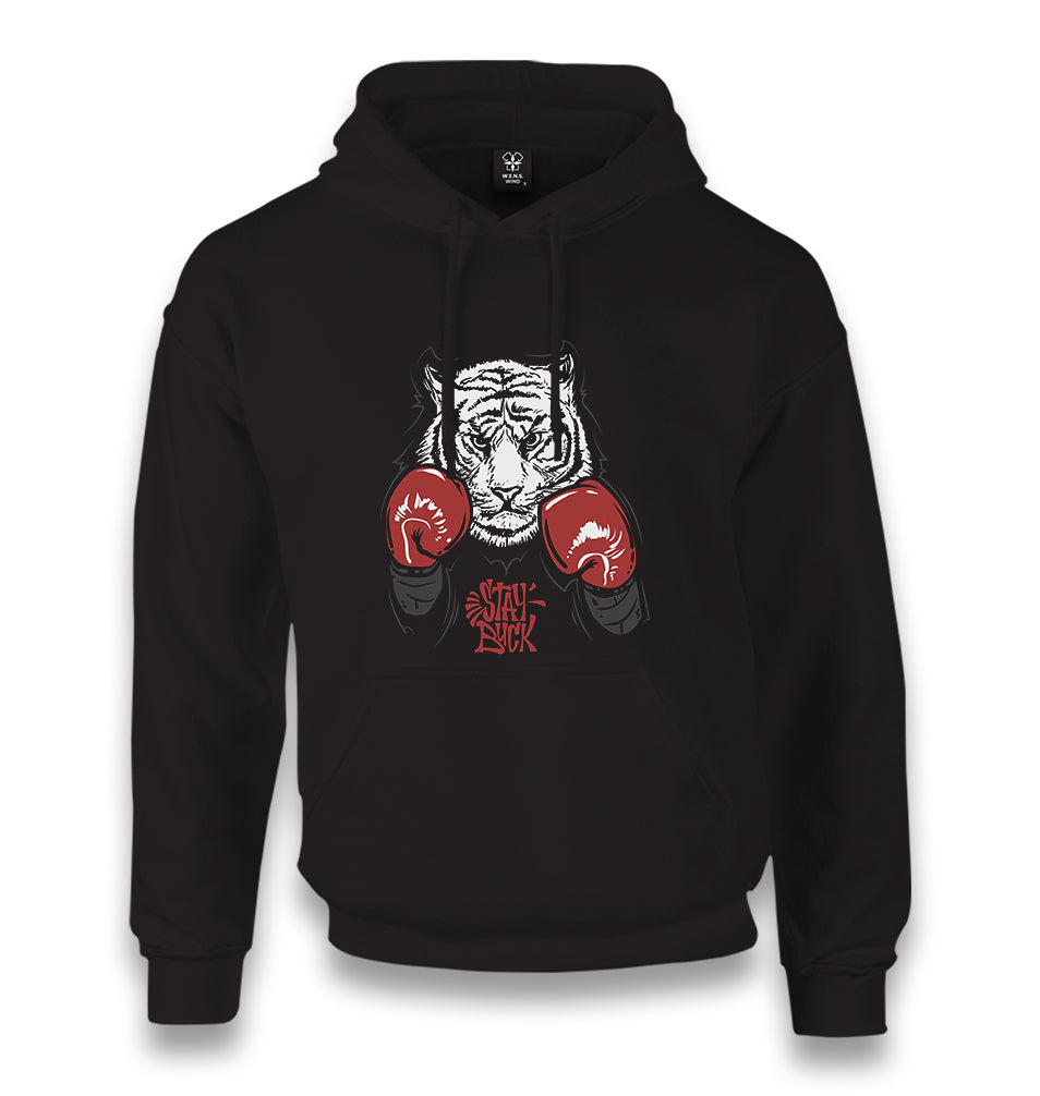 Stay - Tiger Unisex Black Hoodie - Premium  from W.E.N.S. WIND - Just 11990! Shop now at W.E.N.S. WIND