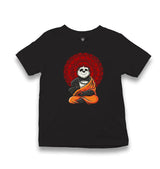 Panda Yoga Kid's Black T-shirt - Premium  from W.E.N.S. WIND - Just 5990! Shop now at W.E.N.S. WIND