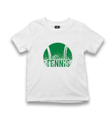 Tenis - Tennis Green Kid's White Tshirt - Premium  from W.E.N.S. WIND - Just 5990! Shop now at W.E.N.S. WIND