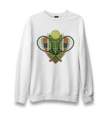 Tennis - Racket II Unisex White Sweatshirt - Premium  from W.E.N.S. WIND - Just 10990! Shop now at W.E.N.S. WIND