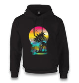 Palms And Birds - Summer Unisex Black Hoodie - Premium  from W.E.N.S. WIND - Just 11990! Shop now at W.E.N.S. WIND