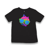 Color Geometrika - Glasses Kid's Black T-shirt - Premium  from W.E.N.S. WIND - Just 5990! Shop now at W.E.N.S. WIND